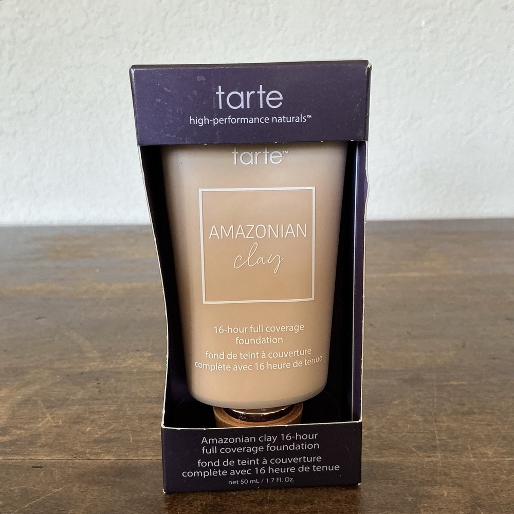TARTE AMAZONIAN CLAY 16 HOUR FULL COVERAGE FOUNDATION 275 Light Medium Sand